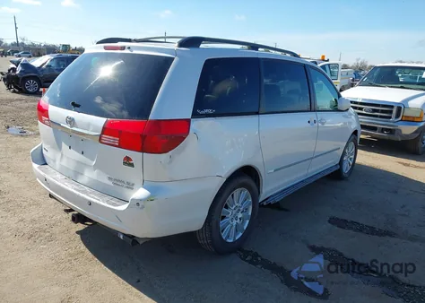 2004 Toyota Sienna Xle Limited z USA, uszkodzony, nr VIN 5TDBA22C54S010535